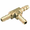 Anderson Metals 3/8 In. ID Brass Hose Barb Insert Tee 757024-06